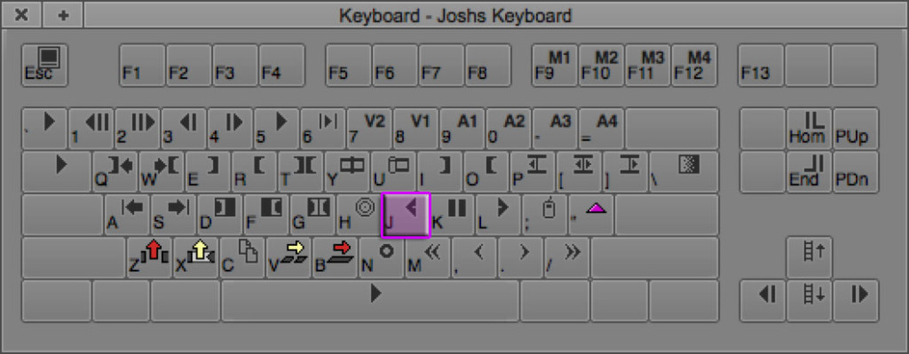 Play Reverse Keyboard Shortcut in Avid