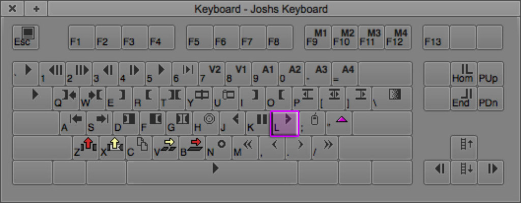 Play Forward Keyboard Shortcut in Avid