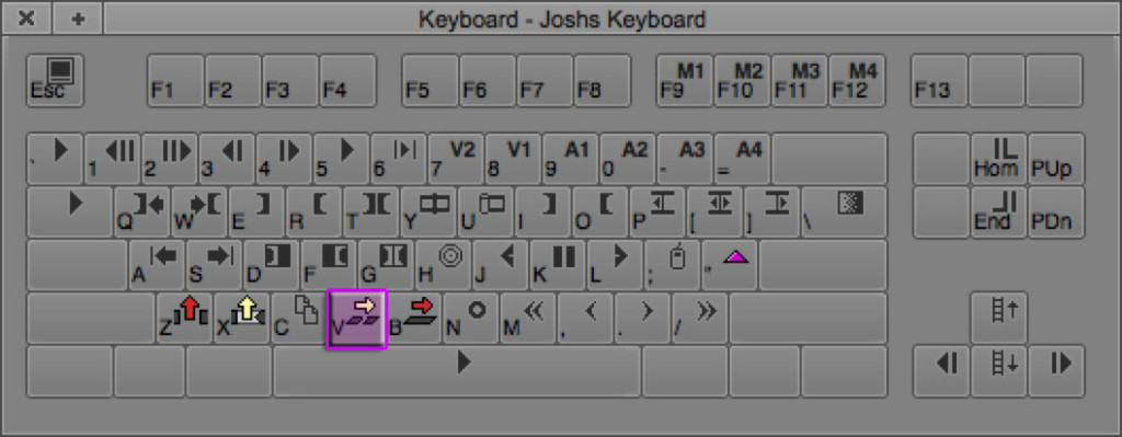 Splice-In Keyboard Shortcut (V)
