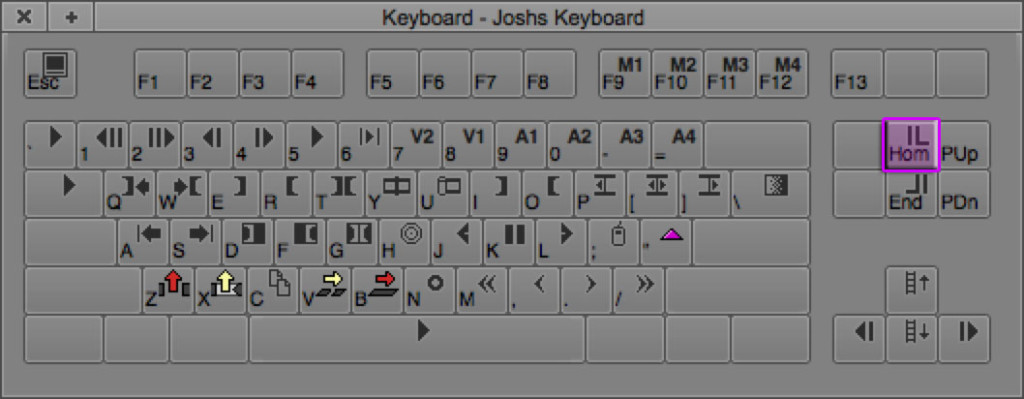 Go to Start of Timeline keyboard shortcut in Avid