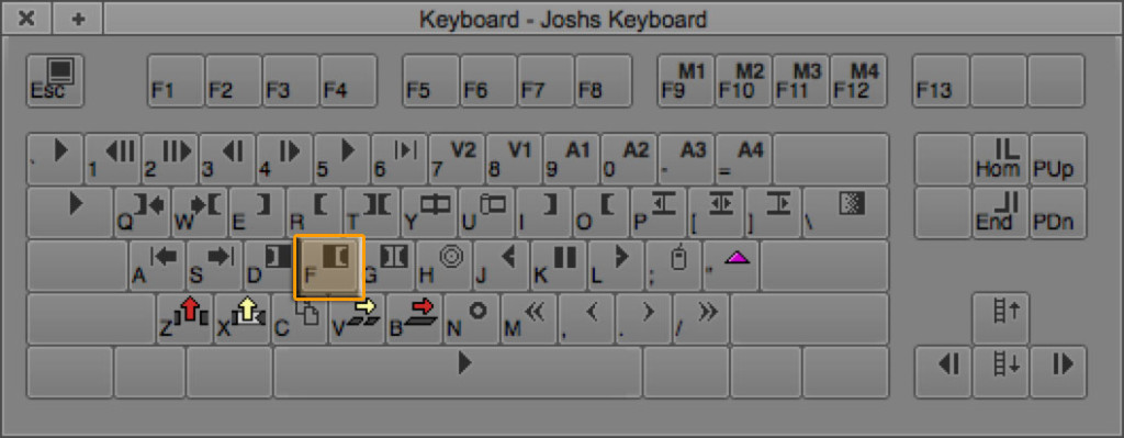 Move Forward or Backward by Frame Amount keyboard shortcut in Avid