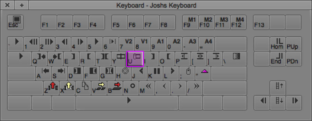 Trim Mode Keyboard Shortcut in Avid