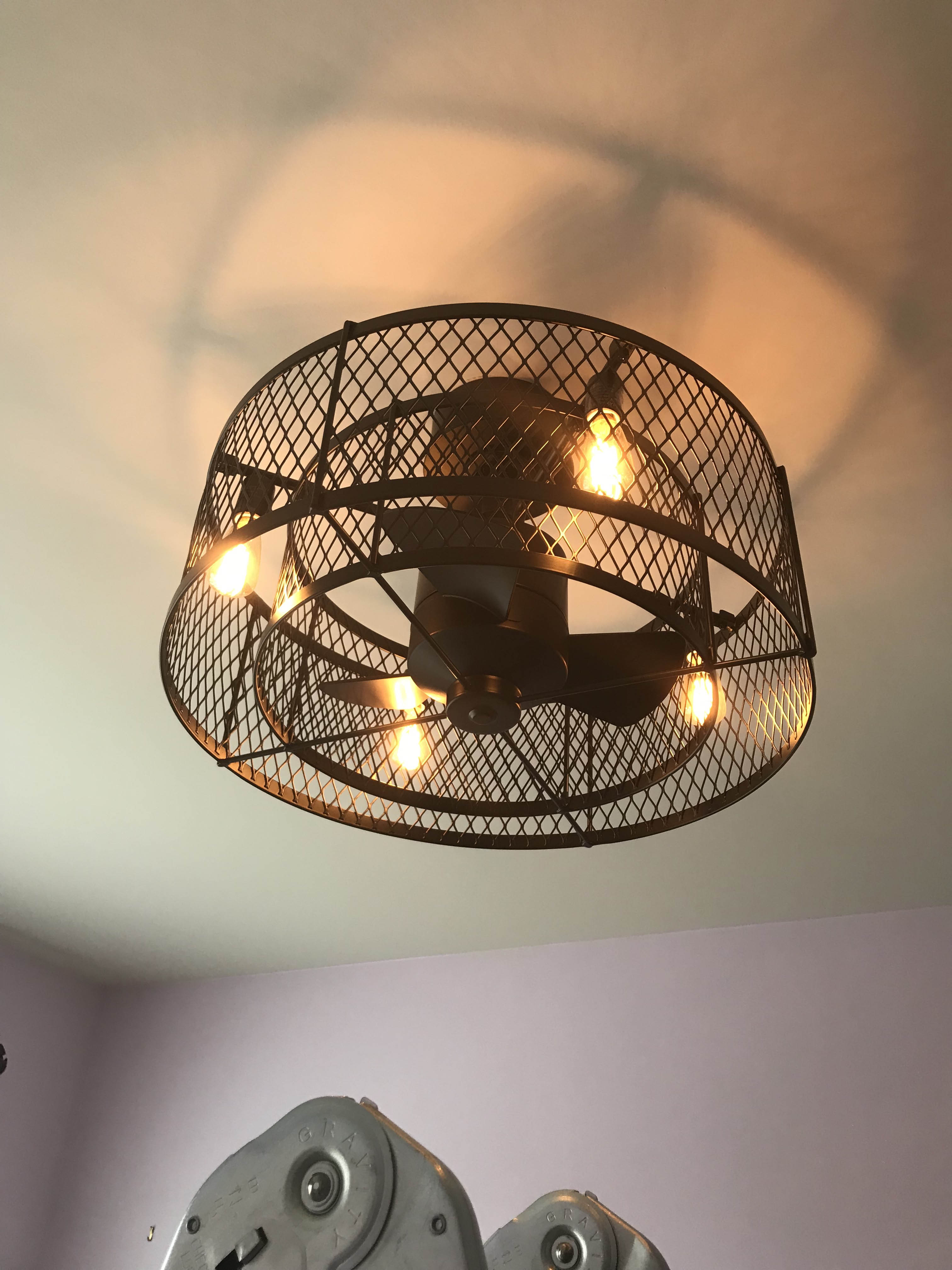 new ceiling fan in nursery