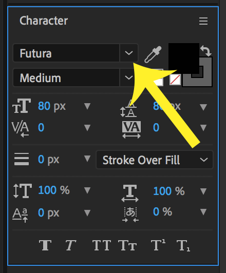 how to change text on after effects