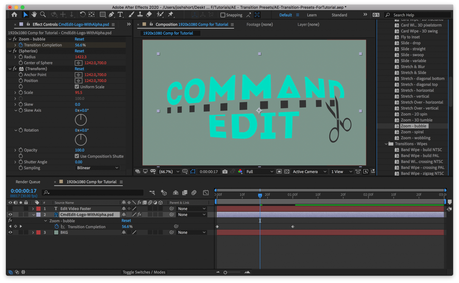 Easily Create Transitions Using Animation Presets In After Effects easily-create-transitions-using-animation-presets-in-after-effects