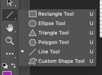 Shape Tools in Photoshop