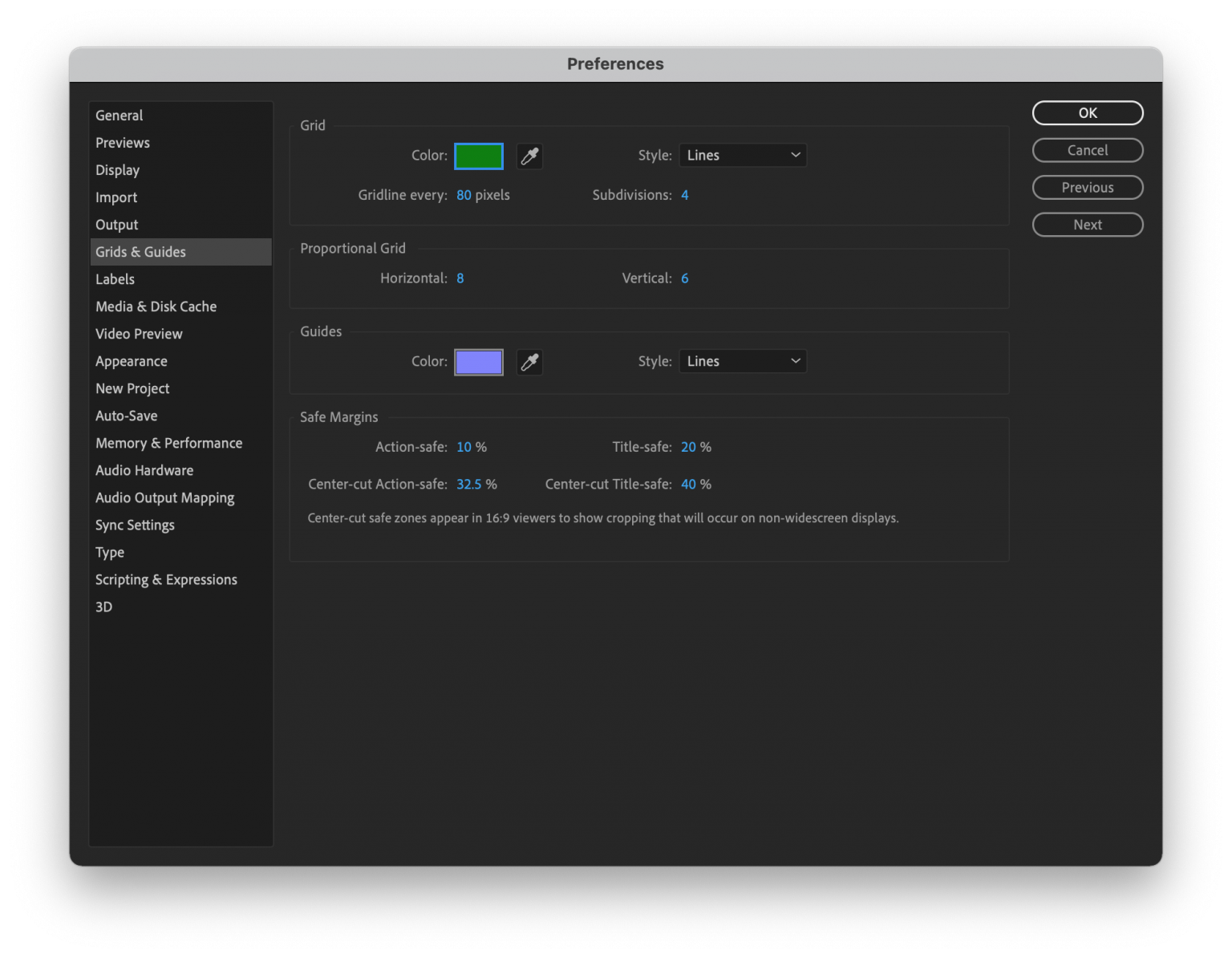 Learn Title Safe And Action Safe Guides In After Effects Edit Video 